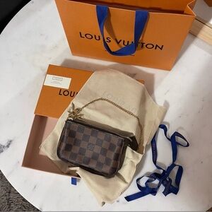 ✨ Louis Vuitton Mini Pochette Damier Ebene 🇫🇷
Made in France | Date Code: SF0178